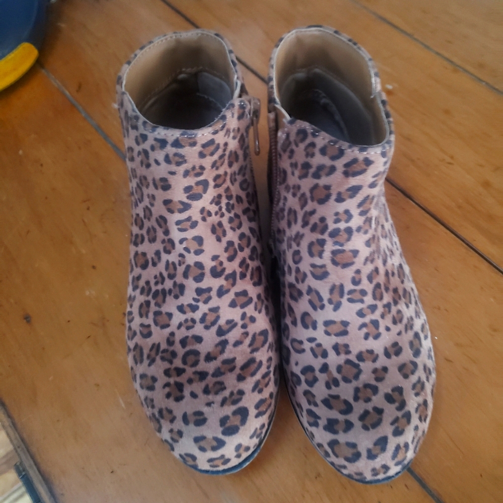 Cheetah girl boot